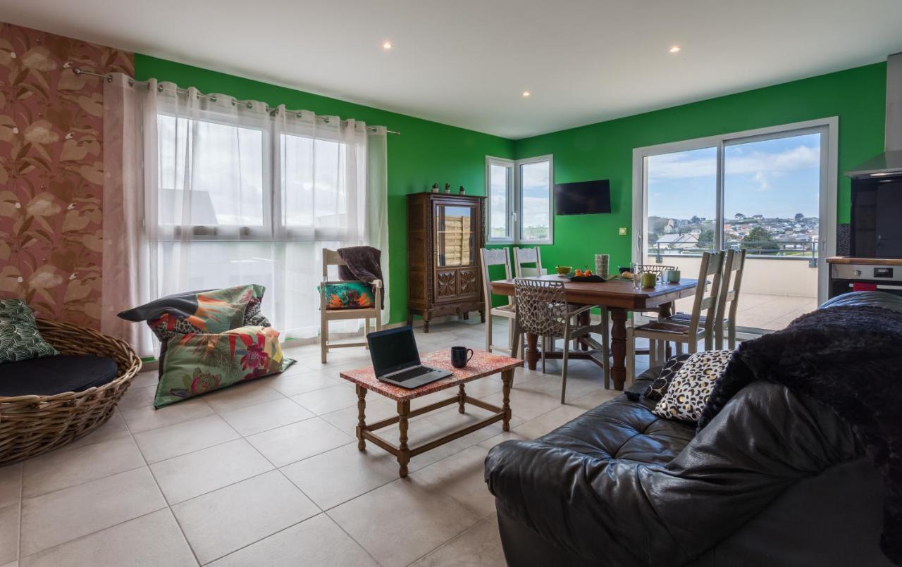 Babord, Appt Avec Terrasse Et Vue Mer Saint-Come-de-Fresne Exterior photo