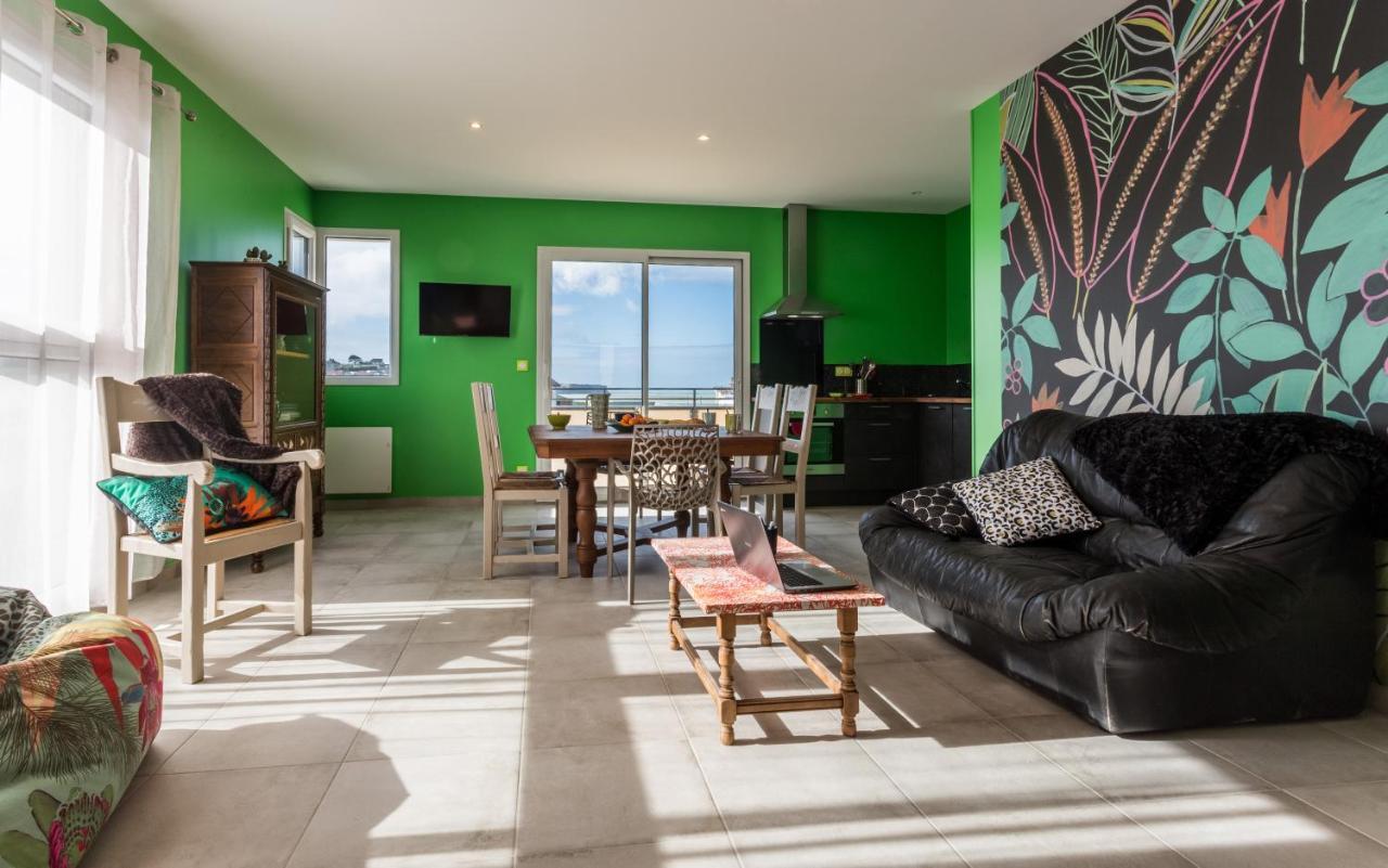 Babord, Appt Avec Terrasse Et Vue Mer Saint-Come-de-Fresne Exterior photo